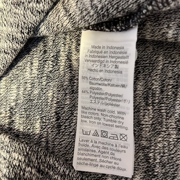 Madewell Midi Sweater Dress Cotton Blend Heather Grey Small - Picture 7 of 8